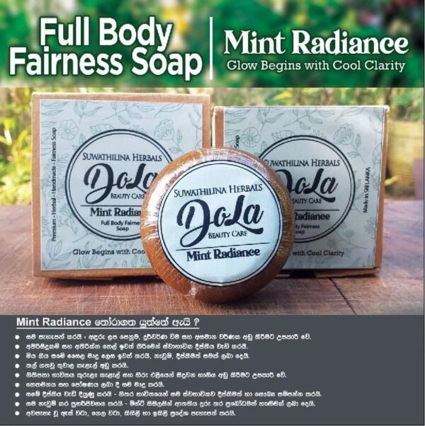 Dola Mint Radiance - Full Body Fairness Soap